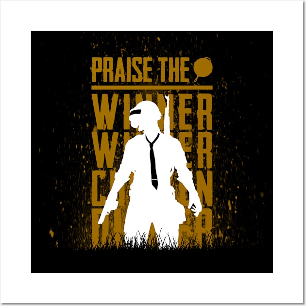 Praise the winner Wall Art by Bomdesignz